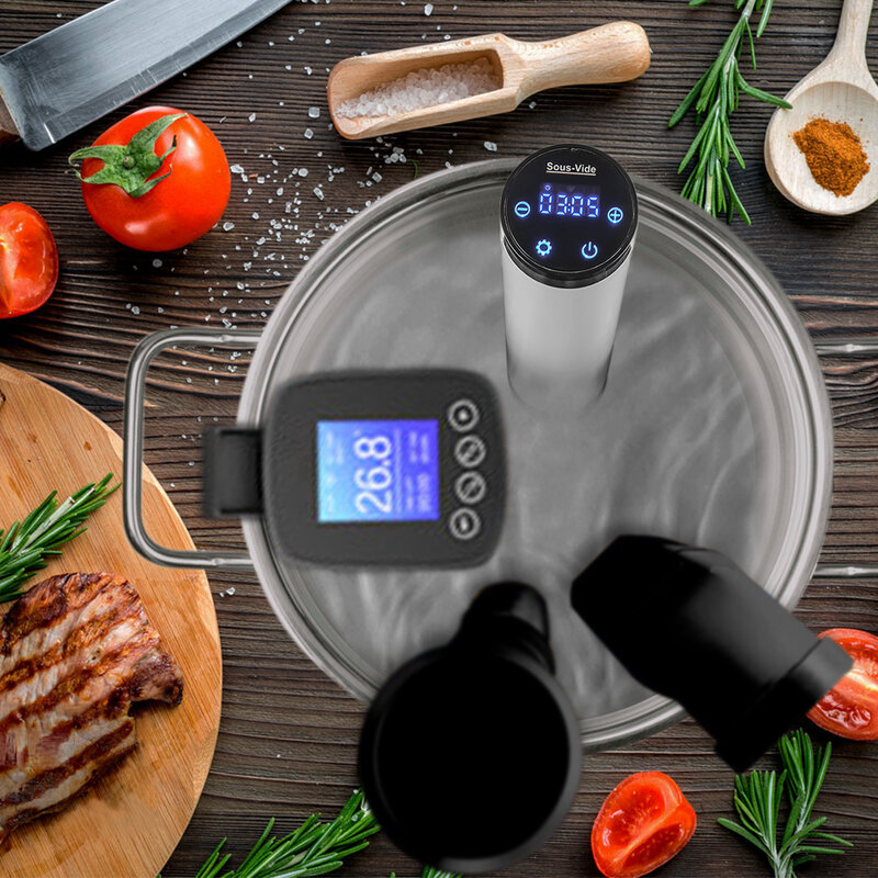 BioloMix 4th Generation Smart Wifi Sous Vide Cooker IPX7 Waterproof Super Slim Thermal Immersion Circulator with APP Control