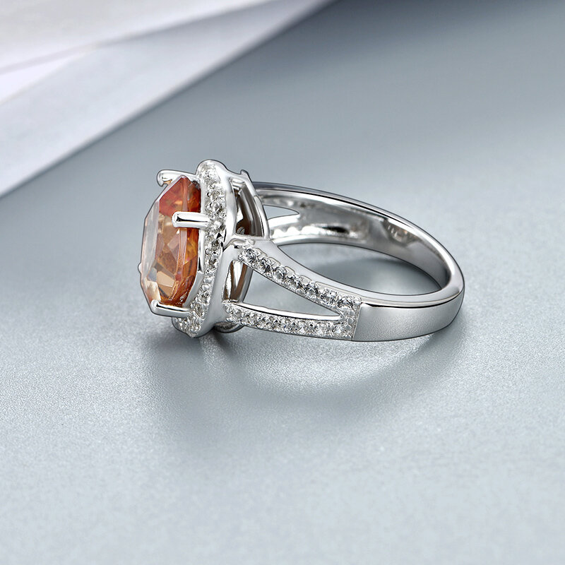 Женское кольцо из серебра 925 пробы с зултанитом, обручальное кольцо с драгоценным камнем 6,5 карат