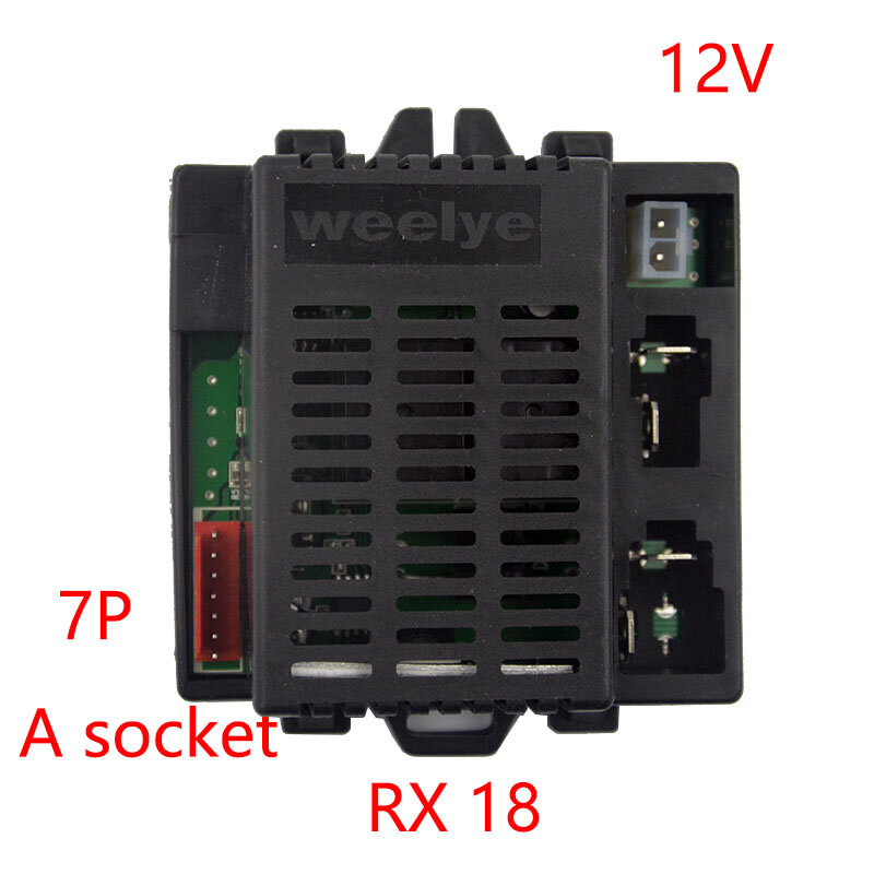 Weelye controlo remoto de frequência infantil, veículo elétrico com 2 gb, placa de circuito rx18, rx19, receptor rx37, rx30, rx25