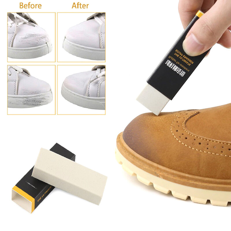 Gomma per pulizia blocco di gomma per scarpe in pelle scamosciata spazzola per scarpe sfregamento decontaminazione detergente per scarpe detergente per pelle