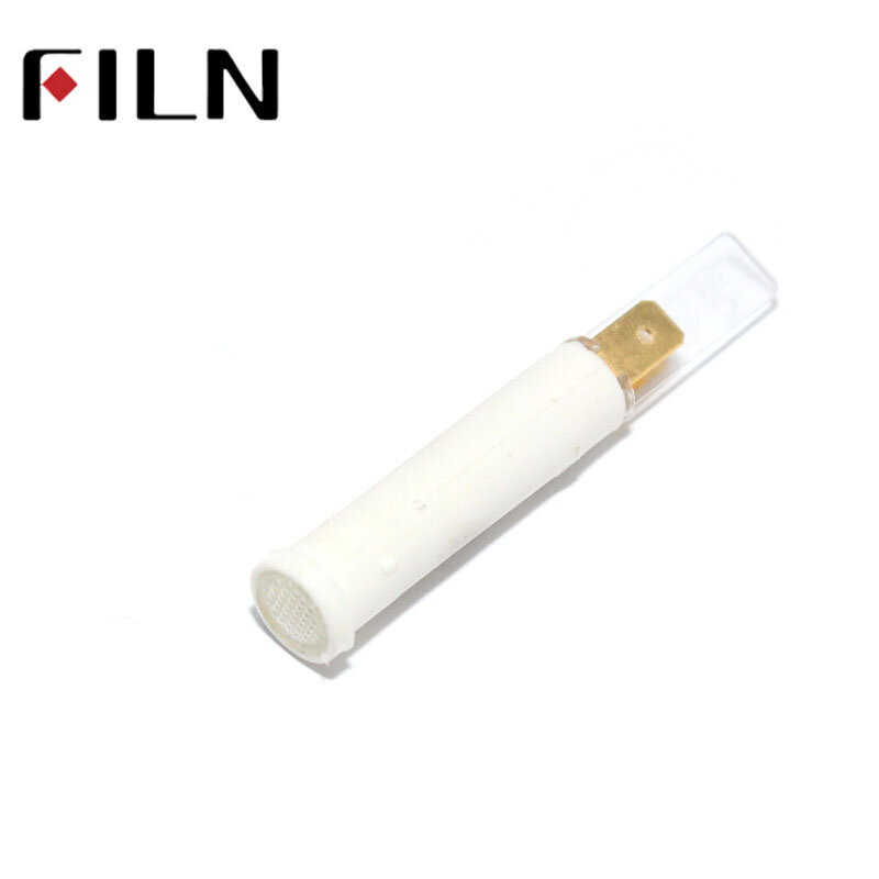 FILN 8mm mini LED indicator light 4.8mm faston hole plastic snap in 3v 5v 6v 12v 24v 220v