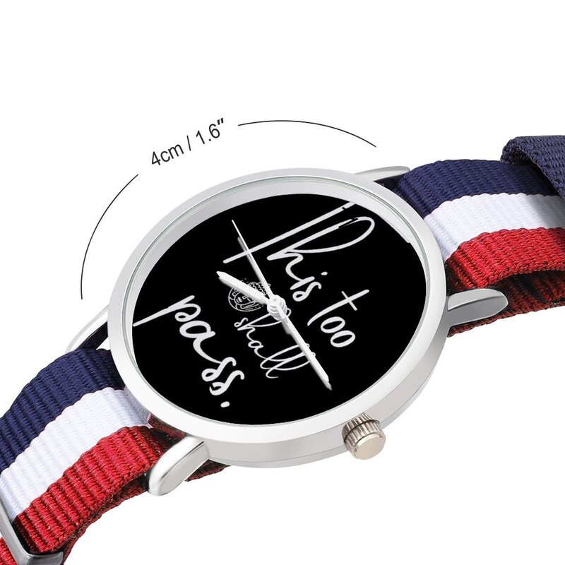 Reloj de cuarzo de salud Mental para mujer, reloj de pulsera clásico con foto a la moda para exteriores