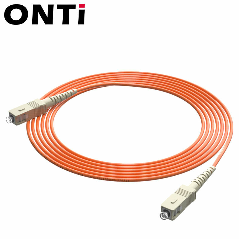 ONTI-Cable de fibra de SC-SC multimodo OM2, 1Gb, modo simple SC de 2,0mm, Cable de parche de puente óptico de 1m, 3m, 5m, 10m, 20m, 30m