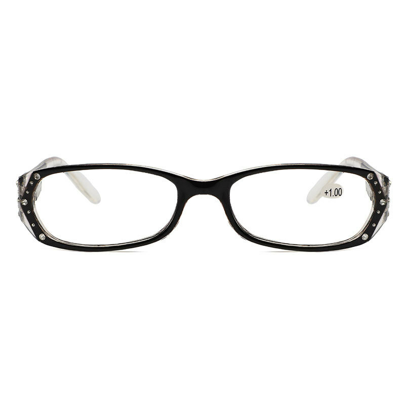Gafas de lectura asféricas con diamantes de imitación para mujer, lentes de lectura con estampado Floral, Estilo Vintage, 2020