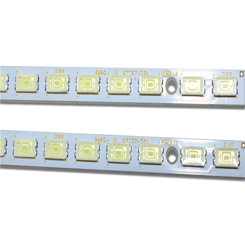 Baru 2 Buah/Set 60LED 478Mm Strip Lampu Belakang LED untuk LG 37LV3550 37T07-02a 37T07-02 《 73.37T07.003-0-CS1 T370HW05