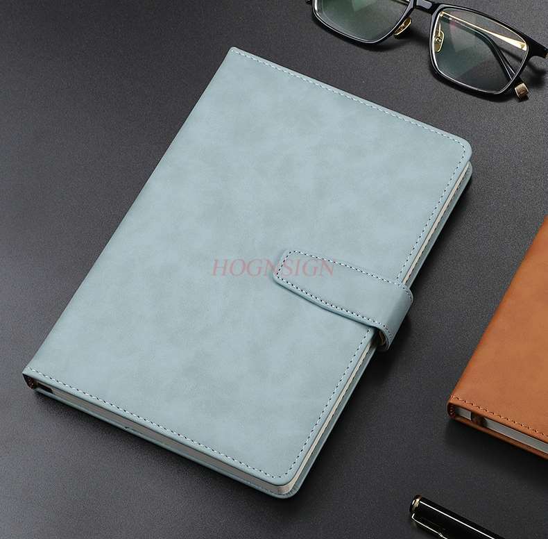 Notebook sub stationery a5 literary retro leather diary simple college student meeting book buckle business office notepad
