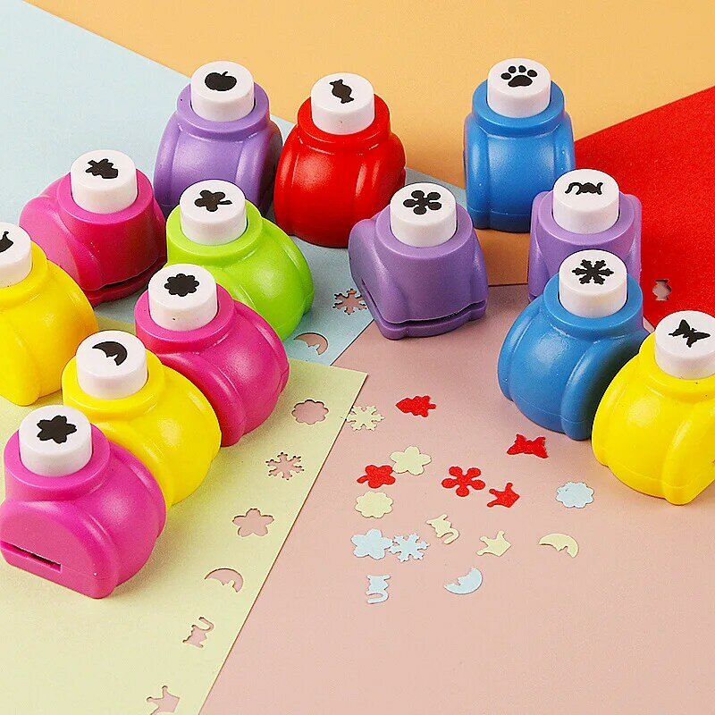 10Pcs Small Size DIY Embossing Punches Scrapbooking Machine Paper Cutting Craft Hole Punch Cutter 40 Designs Available