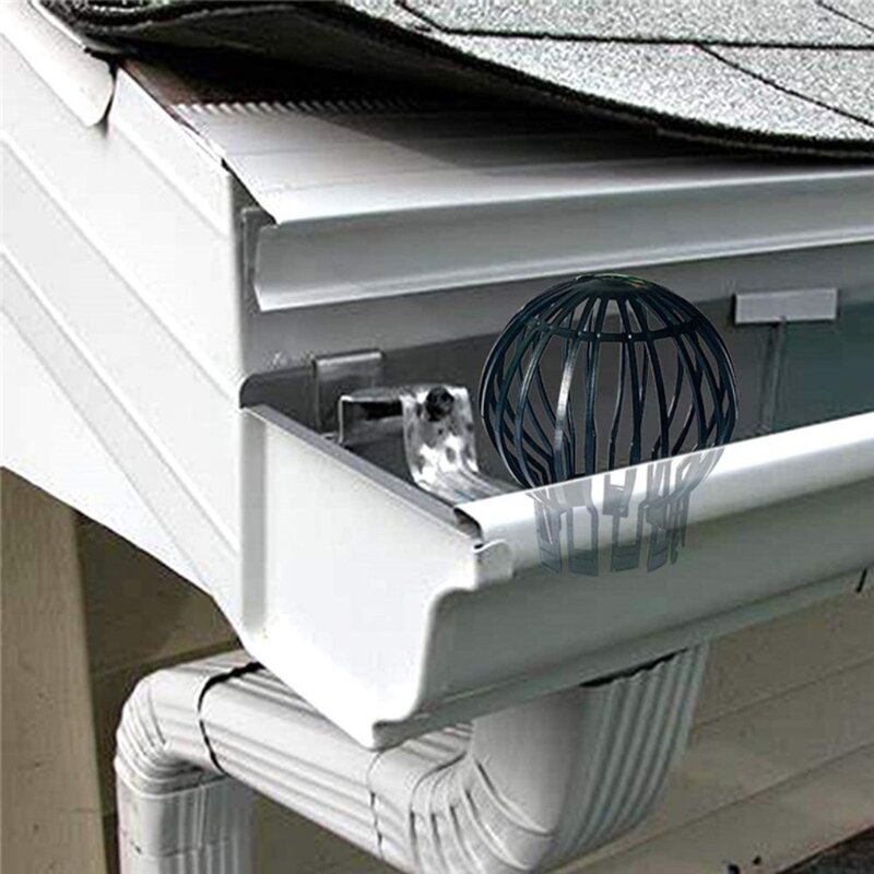 Flexible Downspout Filter Plastic Gutter Balloon Protective Portable Filter Convenient Protector Cleaner Gutters