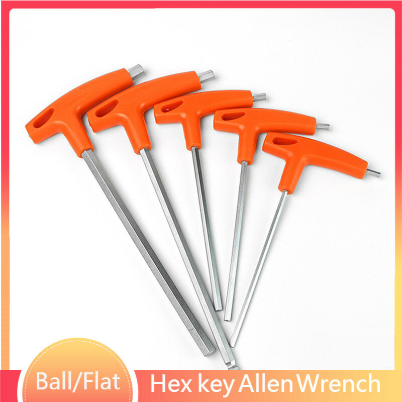 Ball/แบน Head Hex Key Allen Wrench เครื่องมือ Universal Quick Snap Chrome Vanadium Steel Hexagona