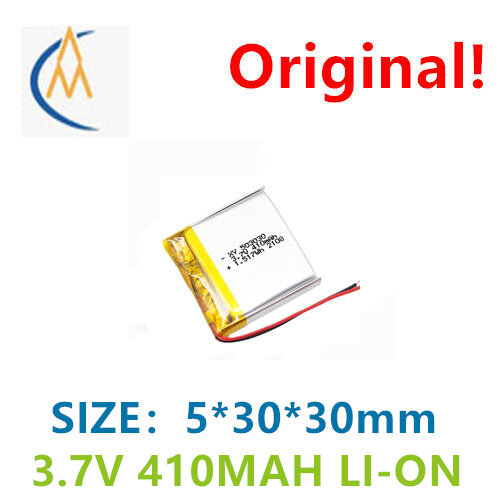 Compre más, batería de polímero de litio de 503030-410mah, de 3,7 V batería recargable, venta directa de fábrica con placa protectora