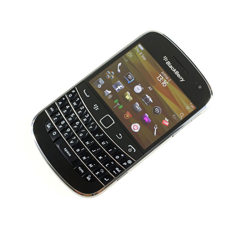 Téléphone portable Blackberry Bold Touch 9900 3G débloqué d'origine QWERTY 2,8 " WiFi 5MP 8 Go ROM Blackberry Dakota Magnum Téléphone portable