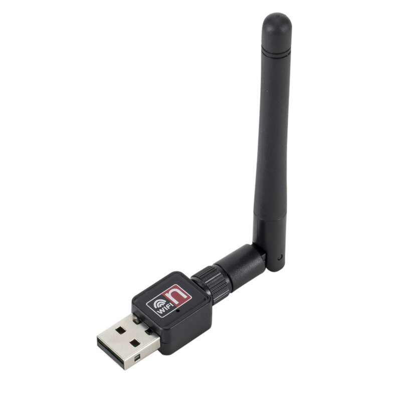 واي فاي بطاقة الشبكة اللاسلكية USB 2.0 150 متر 802.11 b/g/n LAN محول مع هوائي للتدوير لأجهزة الكمبيوتر المحمول جهاز كمبيوتر شخصى صغير واي فاي دونغل