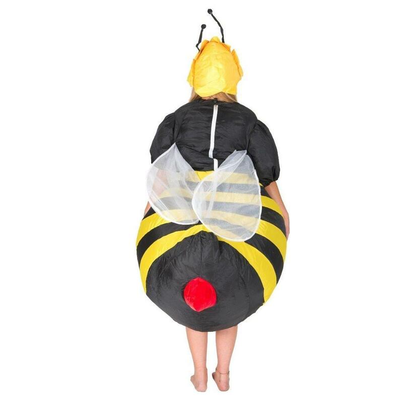 Costumi gonfiabili Bumble Bee donna uomo per adulti Party Carnival Cosplay Dress blow up outfit abiti di Halloween Purim