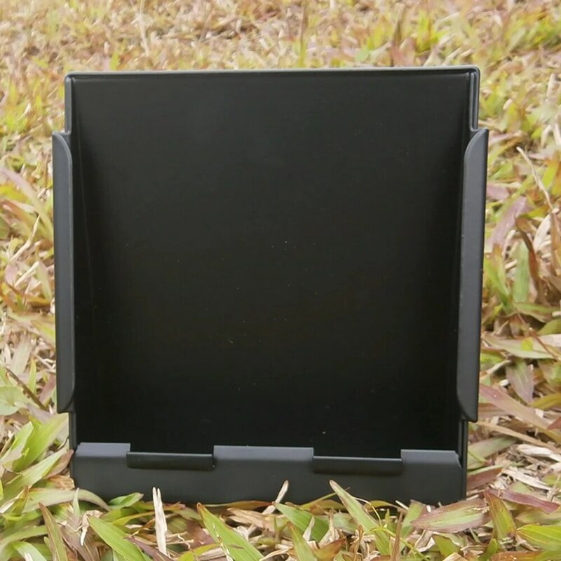 Piège à granulés carré en acier noir-5.50 "* 5.50"