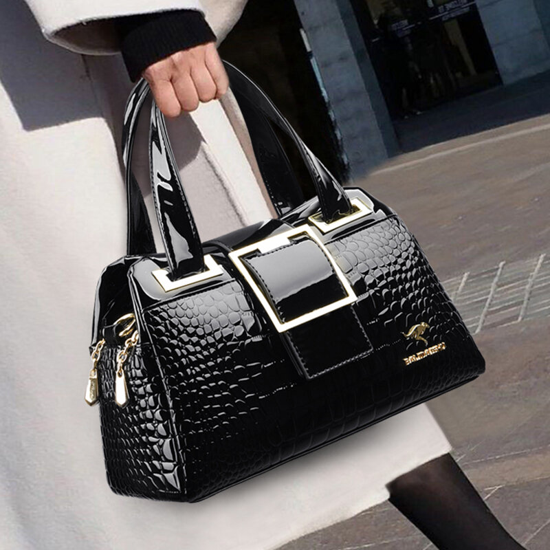 Borse a tracolla di marca della borsa del progettista di lusso per le donne 2024 nuove borse a tracolla in pelle con motivo a coccodrillo borsa a tracolla Casual Bolsos
