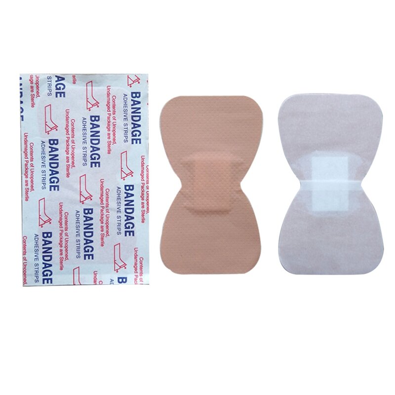 10 unids/set shapebutterfly cinta transpirable impermeable ayuda hemostasia adhesivo vendas pequeñas para niños cuidado de heridas de adultos