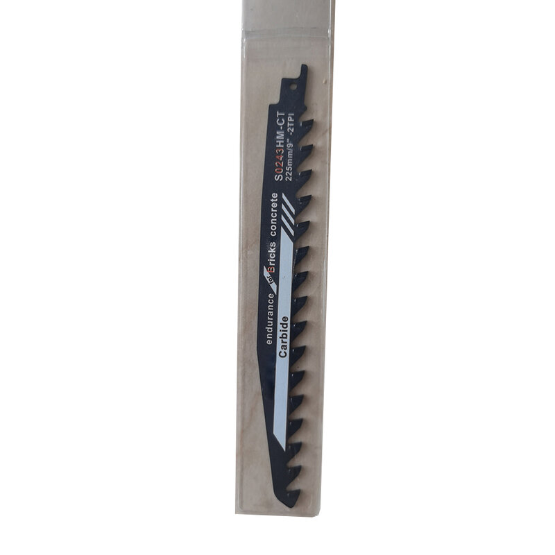 1pc 225mm Jigsaw Saber Saws Blade S0243 Demolition Masonry Reciprocating Saw Blade For Wood Cutting Brick Stone Alloy Steel
