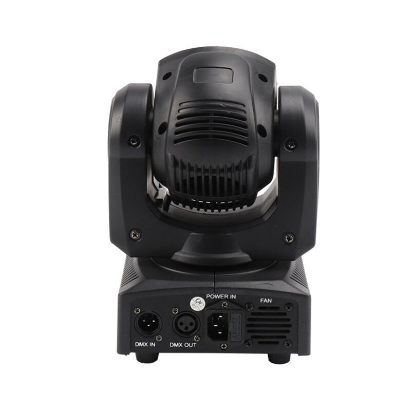 Dj Light 60W RGBW 4 In 1 Mini Led Beam Moving Head With Led Circle Spot Wash Stage Effect DMX 512 Control KTV DJ Party Lite