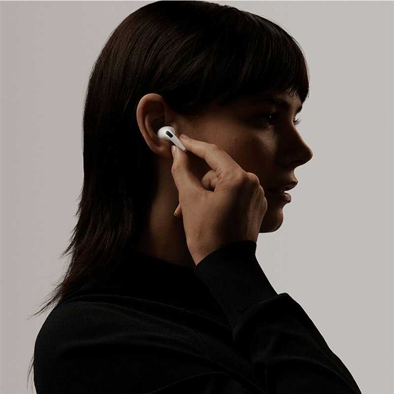 Oryginalny Apple Airpods Pro bezprzewodowe słuchawki Bluetooth aktywna redukcja szumów z etui z funkcją ładowania szybkie ładowanie