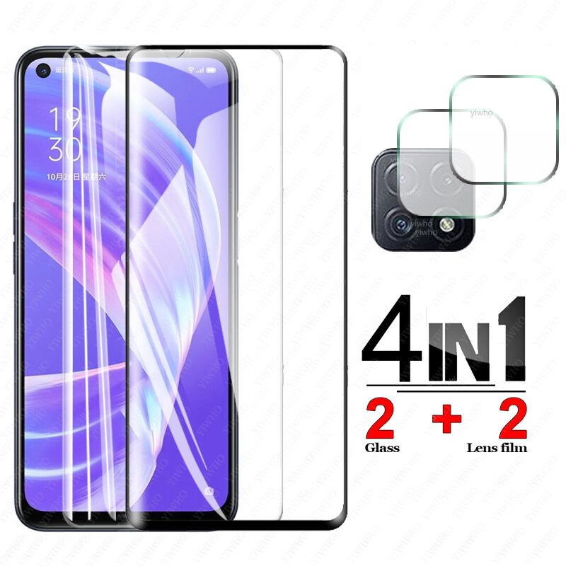 Protective Glass on for Oppo A73 5g 2020 Screen Protectors Camera lens Tempered glass on for a735g oppoa73 CPH2161