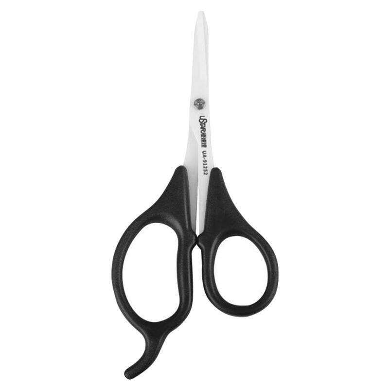 Lightweight Ceramic Scissors, DIY Accessory Obtuse-Angled Blade Shears for Kitchen Finely Tailored Thin Materials Sewing Office