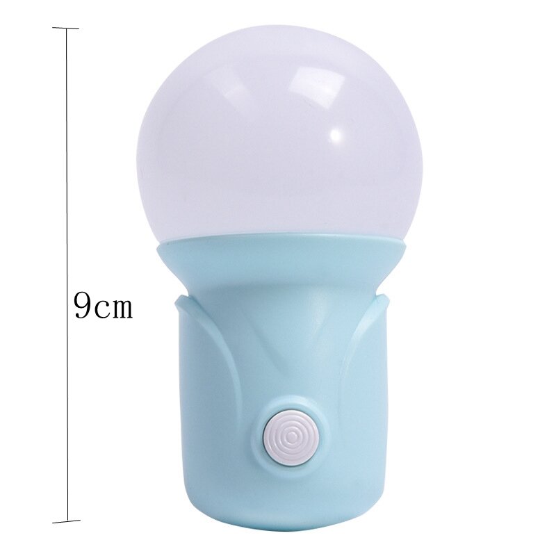LED Plug-in Night Light, Baby Nursing Eye Sleep Light, luzes de soquete do quarto, lâmpada do corredor bonito, economia de energia, varanda, 2 cores