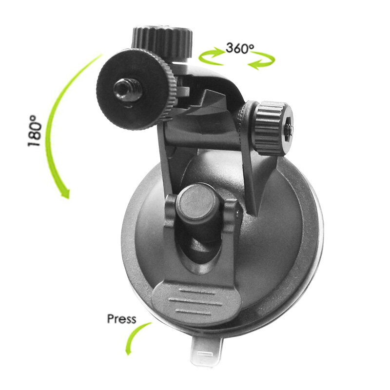 Car Monitor Bracket Base Suction Cup Mount Holder Kit For Windshield and Backup Camera System 70mm Diameter