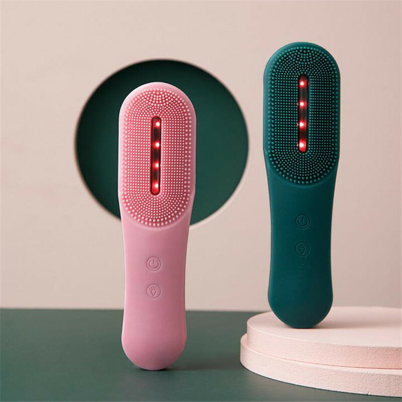 New Electric Silicone Face Cleansing Brush Deep Pore Cleaning Exfoliator Face Scrub Washing Brush Pore Skin Care Tool 30#