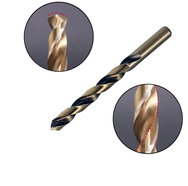 High quality 1PC HSS M42 Cobalt  twist Drill Bit 1 -14mm used  for Drilling on Hardened Steel, Cast Iron & Stainless Steel