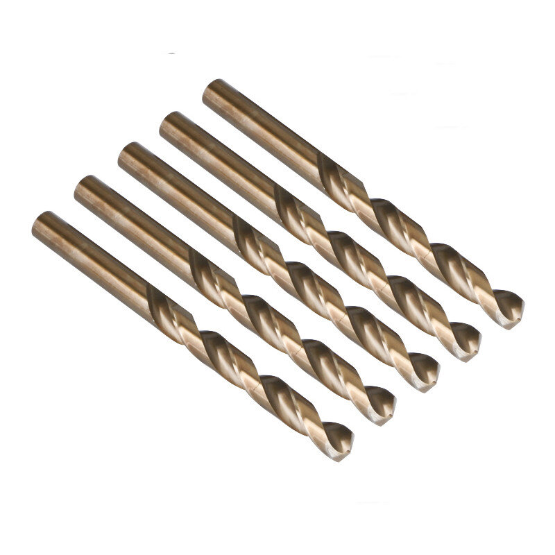 Brocas helicoidais de aço inoxidável, 2 peças, 6.1, 6.2, 6.3, 6.4, 6.5, 6.6, 6.7, 6.8, 6.9mm com cabo reto m35