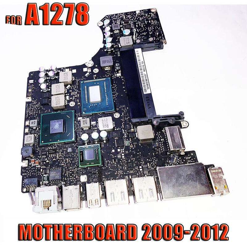 A1278 Papan Utama untuk MacBook Pro 13 "A1278 Logika Papan dengan I5 2.5G Hz/I7 2.9GHz 820-3115-B 2008 2009 2010 2011 2012 MD101 MD102