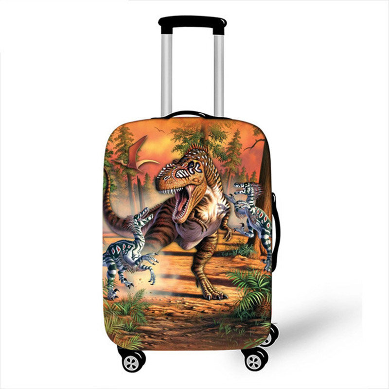 Animal design mundial bagagem capa protetora viagem mala capa elástica poeira casos para 18 a 32 polegadas acessórios de viagem