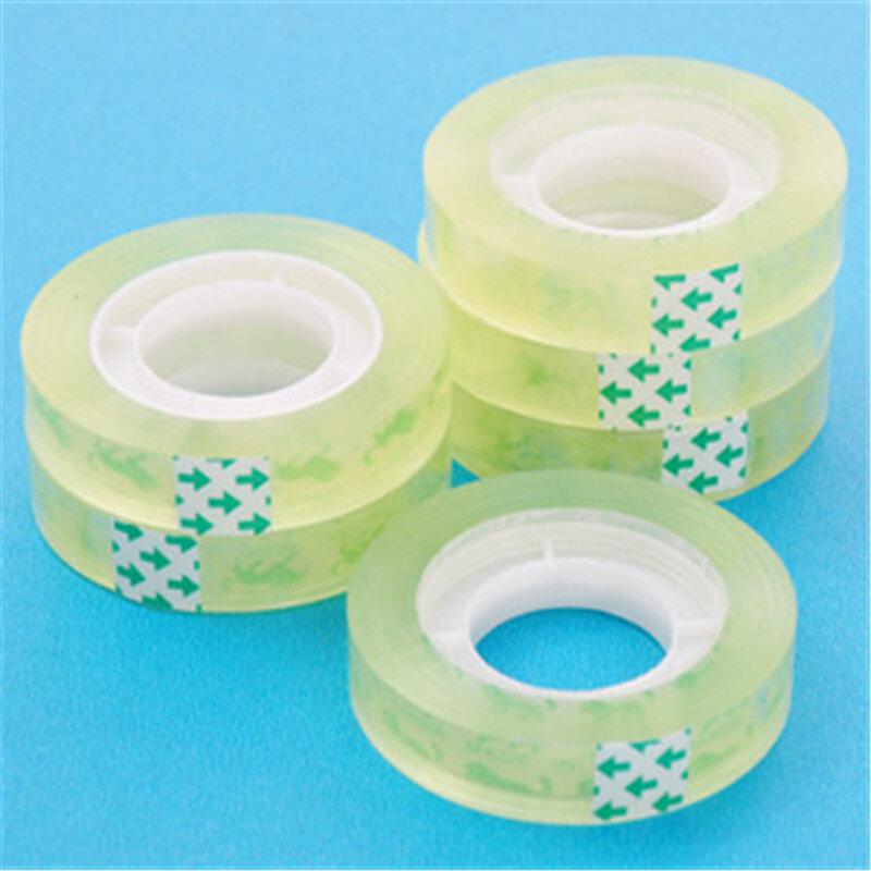 DL Sticky transparent stationery tape Kawaii supplies small glue bandwidth 12 thick 0.8cm student gift prizes small gift station