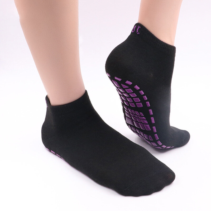 Trampolin Socken Anti-Slip Logo Kunden Frühling und Sommer Dünne Atmungsaktiv Schweiß Boden Socken Jungen Und Mädchen Sport Socken