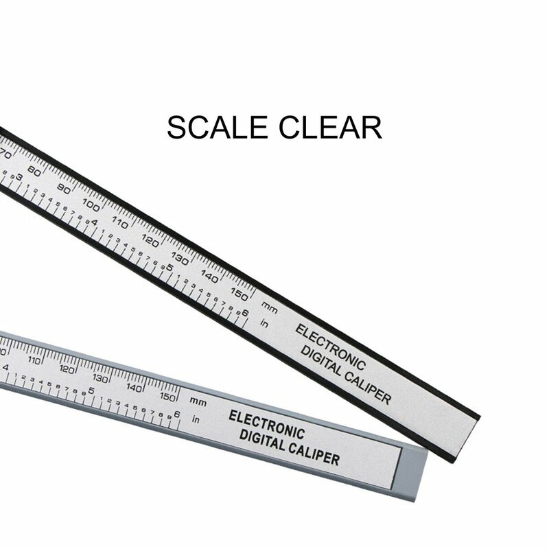 0-150mm LCD 150mm calibro a corsoio elettronico digitale in fibra di carbonio calibro micrometro modello calibro a corsoio di precisione