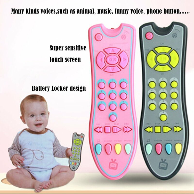 Zabawki dla dzieci muzyka telefon komórkowy pilot do telewizora sterowanie wczesne zabawki edukacyjne numery elektryczne zdalnego maszyna do uczenia zabawka prezent dla dziecka