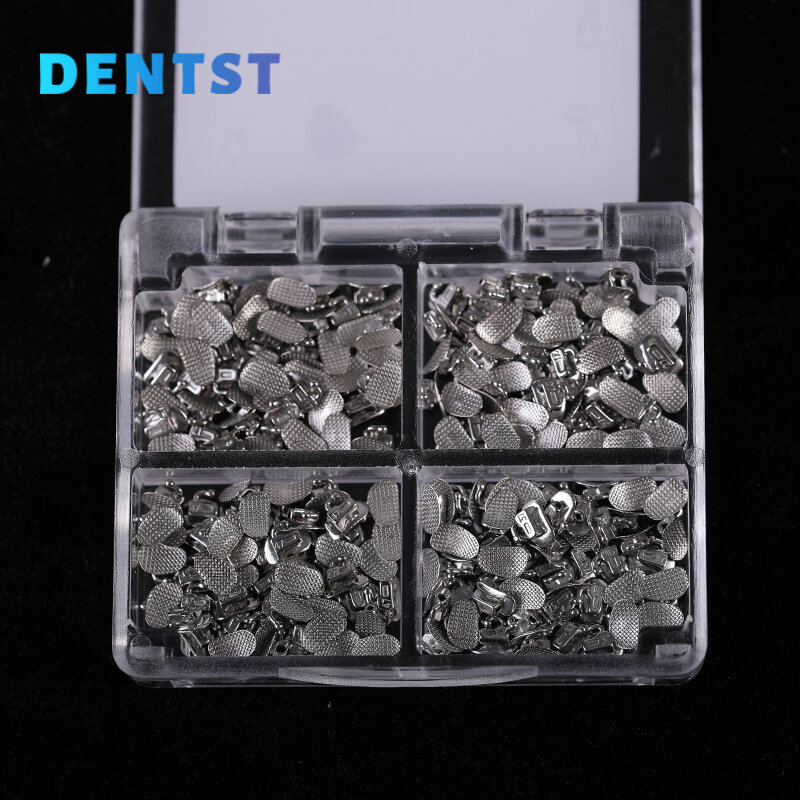 Dentst 50set/200 pezzi ortodontici 1 ° 2 ° molare tubi buccali Non convertibili 0.022 Roth MBT Mesh Base