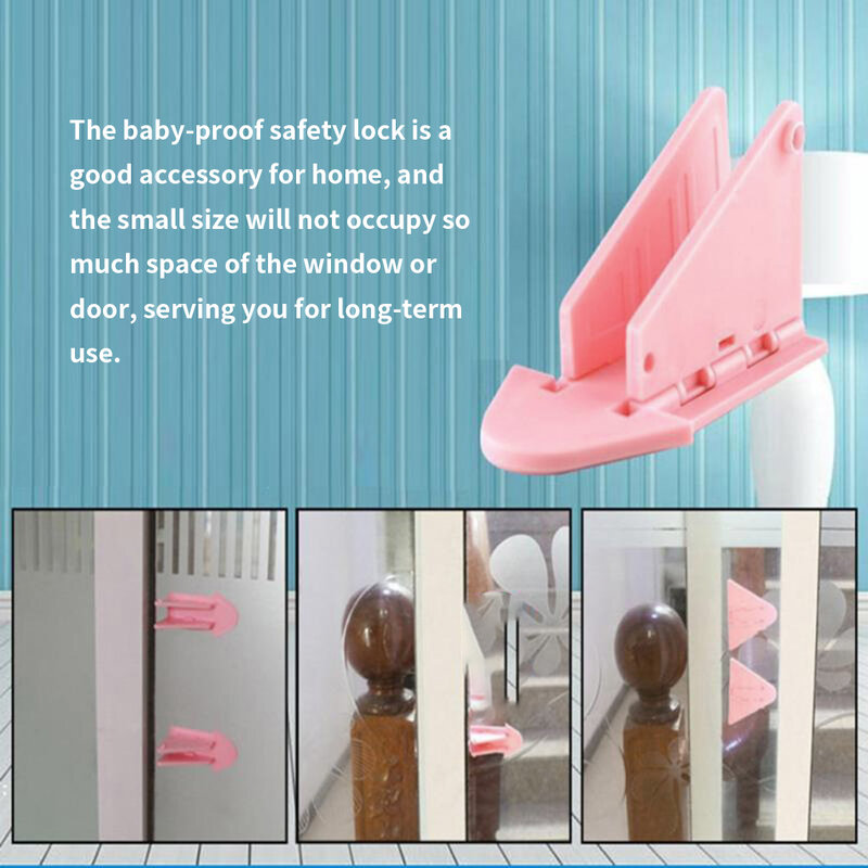 1 szt. Bezpieczeństwa zabezpieczenie przed dziećmi motylkowe zamki przesuwne do drzwi chroniące przed oknami przed zaciśnięciem szafy blokujące zabezpieczenie niemowlęcia