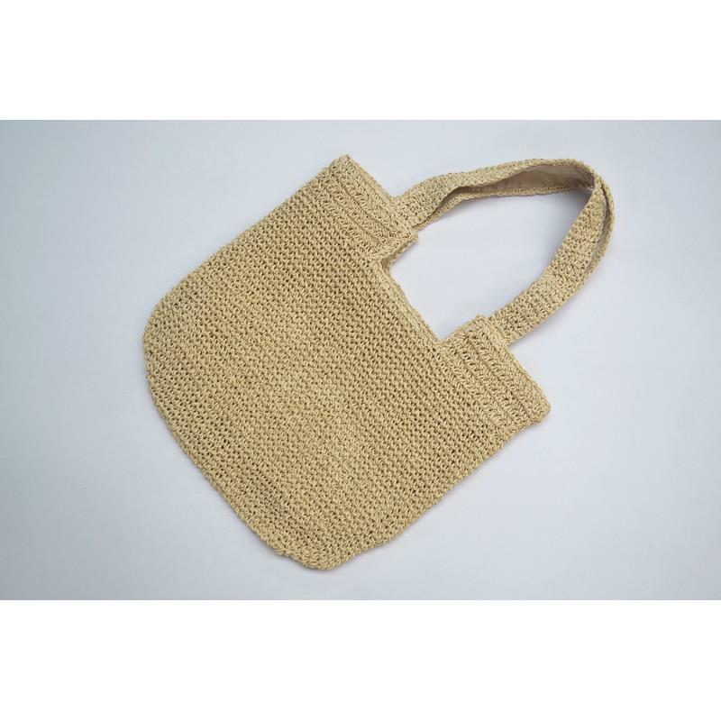 New Female Summer Straw Woven Paper Bag Woven Shoulder Shoulder Flap Bag Beach Bag a6273