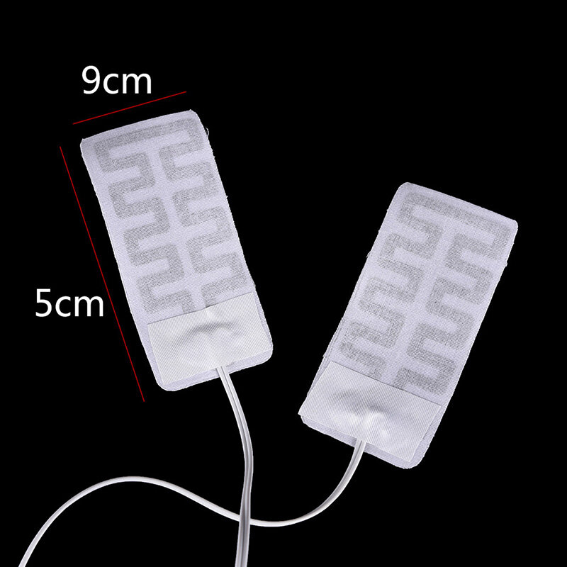 Calcetines térmicos de fibra de carbono para hombre y mujer, almohadillas calentadas por USB, 5V, 5x9CM, para invierno