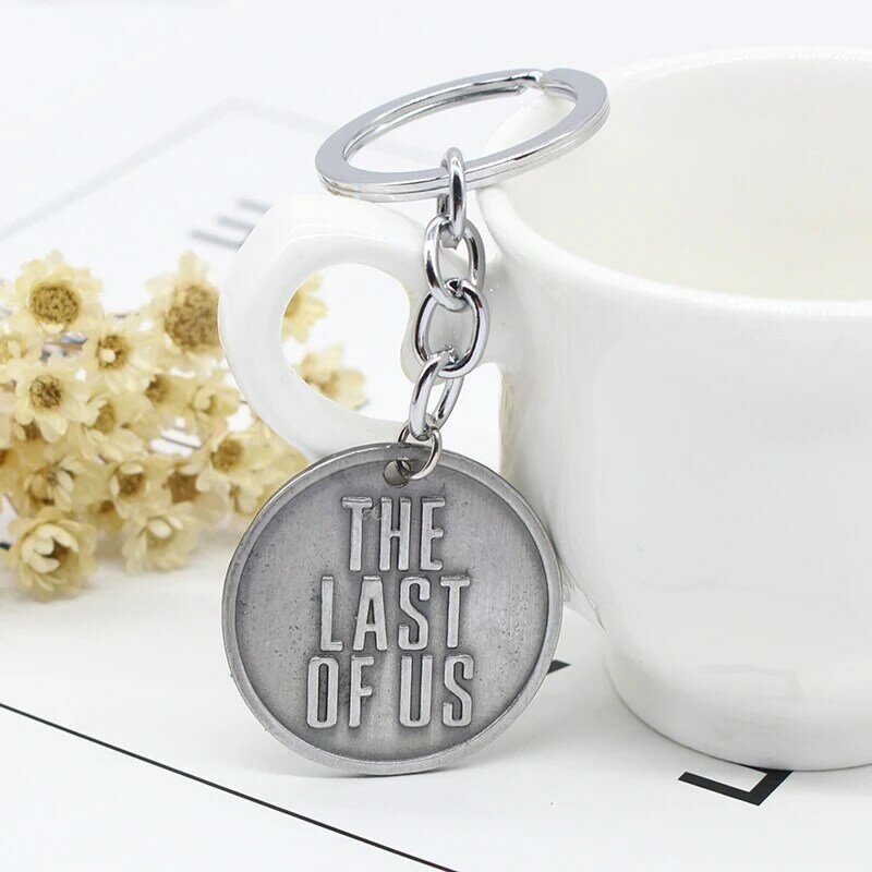 Брелок для ключей «The Last Of Us 2», винтажный Оловянный Ретро брелок с надписью Светлячок джэль Элли, кольцо для ключей в античном стиле, оптовая продажа