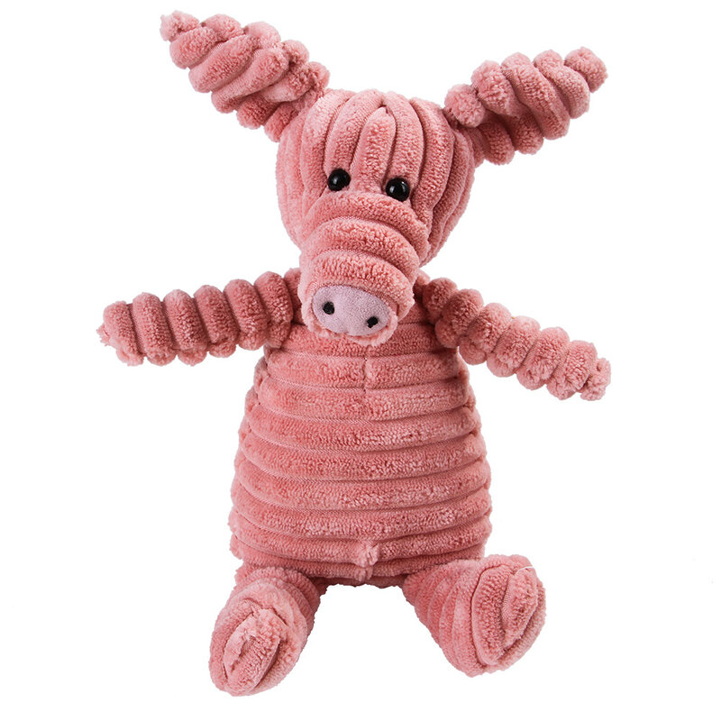 23CM 귀여운 코듀로이 동물 Plushie Kawaii 아기 Appease 봉제 인형 여우 돼지 동물 인형 홈 인테리어 어린이 장난감 액세서리
