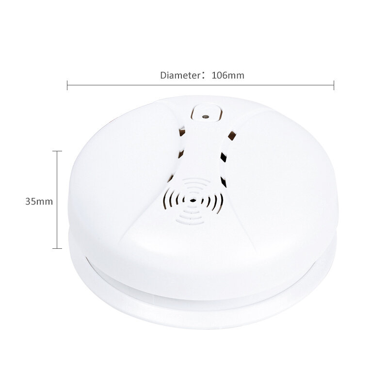 Standalone 433MHz Smoke Detector Fire Alarm Sensor for Indoor Home Safety Garden Security S2G, G90B, 8218G,G19