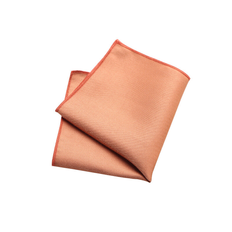 23cm cor sólida lenço de alta moda bolso quadrado poliéster do vintage masculino toalha hanky para festa de negócios terno acessórios