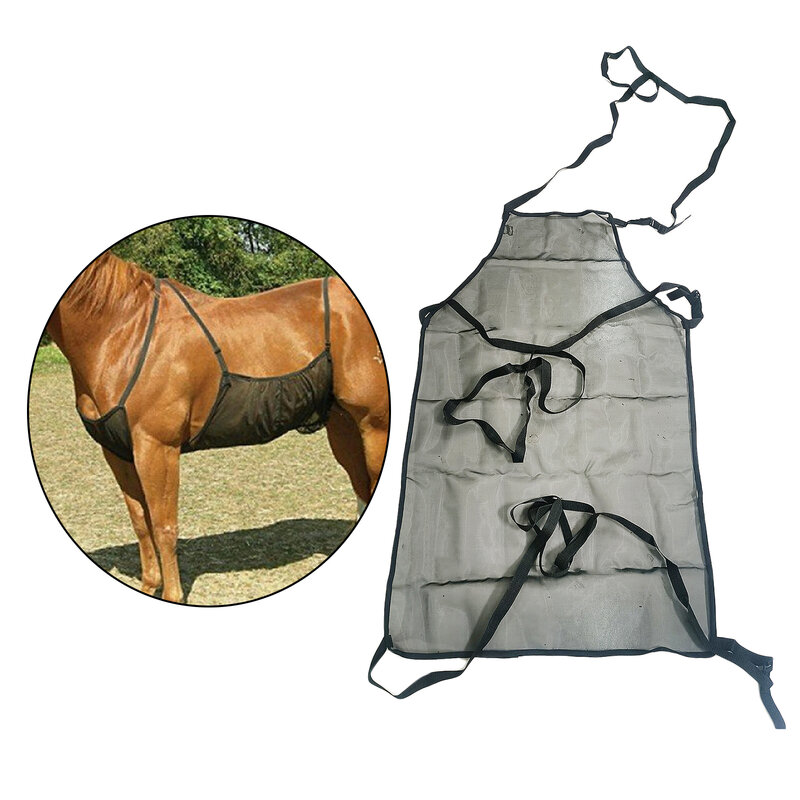 Adjustable Horse Fly Sheet Belly Guard Net Protection Blanket Rug Total Protection Comfortable Breathable and Scratch-Proof
