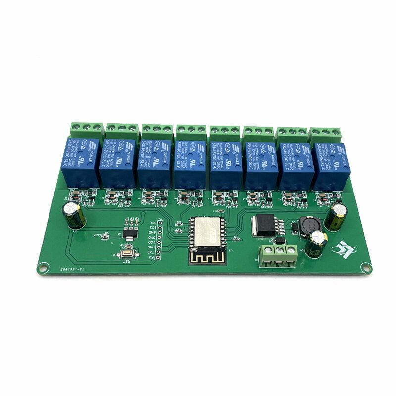 ESP8266 8 Channel WIFI Relay Module ESP-12F Development Board DC 5V / DC 7-28V Welding Tool Kits