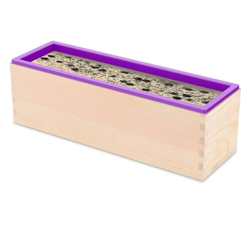 1200g formy silikonowe do mydła prostokątne tosty bochenek formy ręcznie robione robienie mydła dostawy narzędzi drewniane pudełko ciasto dekorowanie narzędzia