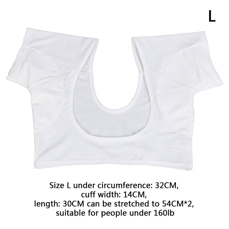 1 Pc T-shirt Vorm Wasbare Onderarm Zweet Pads Herbruikbare Oksel Zweet Pads Parfum Absorberende Anti M Model Gewicht Onder