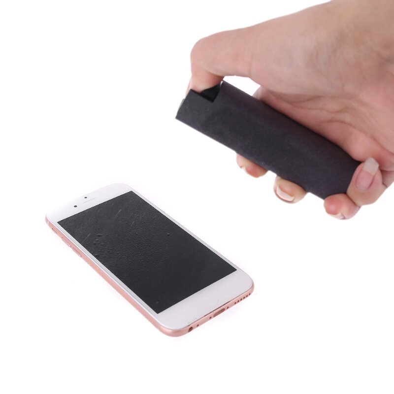1Set Portable Phone PC Screen Cleaner Microfiber Cloth Cleaning Device for TV M3GD