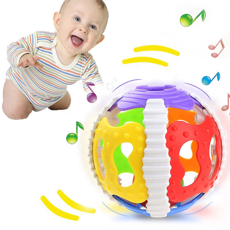 Sonajeros de bola de campana ruidosa para bebé, juguete móvil para bebé recién nacido, juguetes educativos de agarre de inteligencia infantil